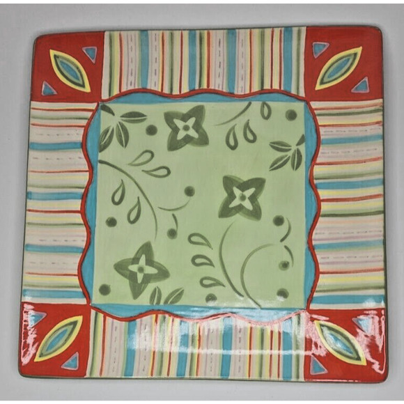 PartyLite Outdoor Cafe Candle Tray Retired NIB P8848/P28C - Picture 2 of 5